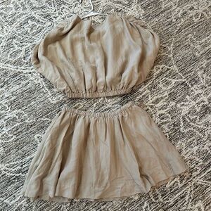 MARBLE Beige Textured Fabric